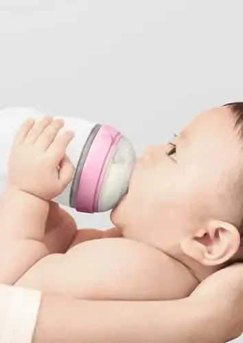 Comotomo Baby Bottle Single Pack, Pink, 8oz - 4