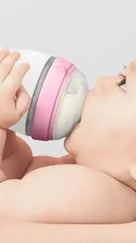 Comotomo Baby Bottle Single Pack, Pink, 8oz - 5