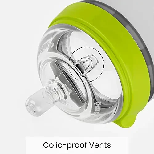 Comotomo Baby Bottle Double Pack, Green, 8oz - 4