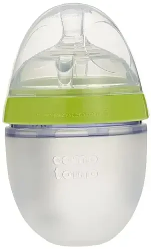 Comotomo Baby Bottle Single Pack, Green, 5oz - COMOTOMO (1)
