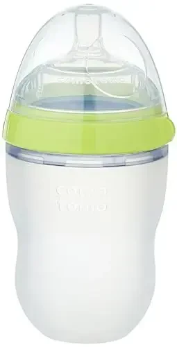 Comotomo Baby Bottle Single Pack, Green, 5oz - 4
