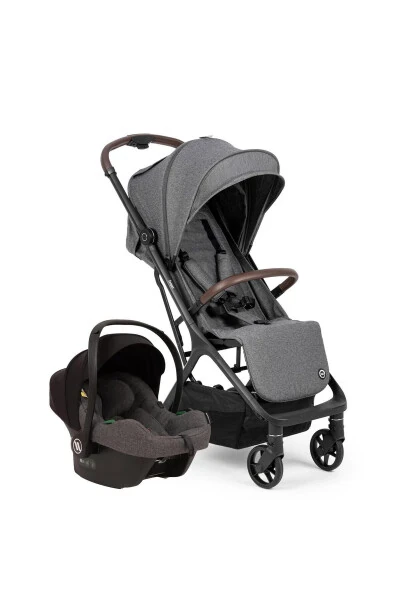 Compact Autofold Baby Stroller Grey - BAGI