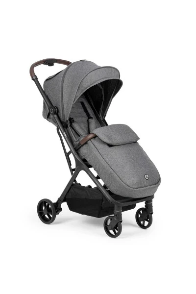Compact Autofold Baby Stroller Grey - 4