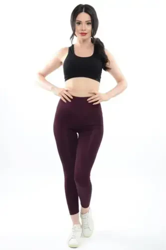 Compactor Shiny Disco Leggings-PLUM - DISCO TAYT (1)