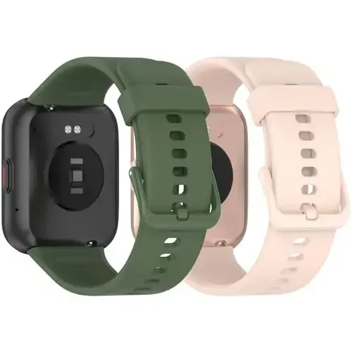 Compatible with Spade Co Health Smartwatch 3 Bands for Women Men,Waterproof Silicone Band Quick Release Wristbands Adjustable Replacement Strap - 1