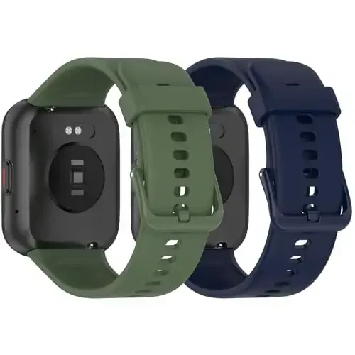 Compatible with Spade Co Health Smartwatch 3 Bands for Women Men,Waterproof Silicone Band Quick Release Wristbands Adjustable Replacement Strap - 1