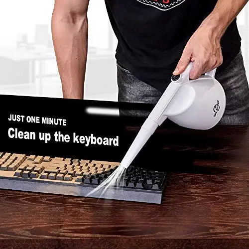 Compressed Air 3.0 - Multi-Use Electric Air Duster for Cleaning Dust, Hairs, Crumbs, Scraps for Laptop, Computer, Replaces Compressed Air Cans & Canned Air (Pure White) - 3