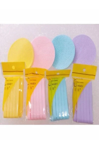 Compressed Makeup Cleansing Sponge 12 Pieces - ÖZASYA AVM