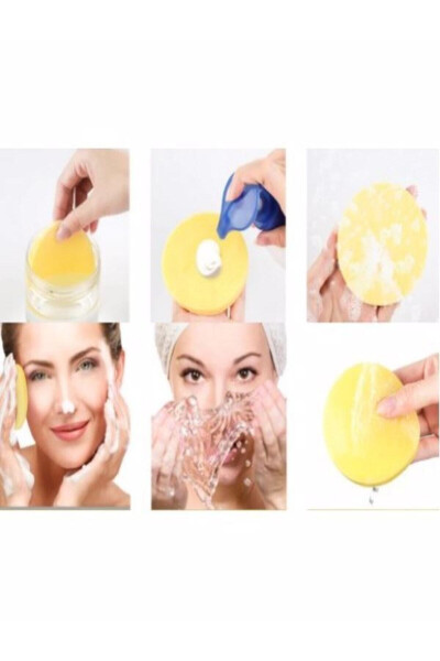 Compressed Makeup Cleansing Sponge 12 Pieces - 4