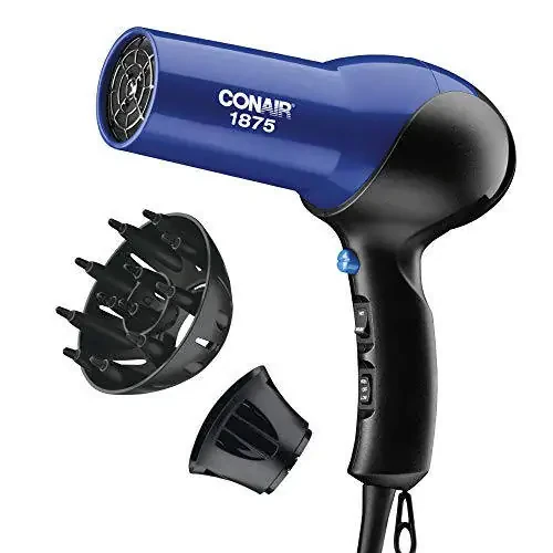 Conair 1875 Vatt Turbo Soch Quritgich, Ko'k/Qora - 1