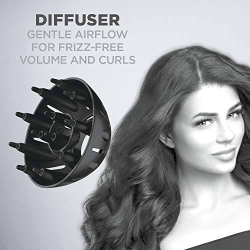 Conair 1875 Watt Turbo Hair Dryer, Blue/Black - 4