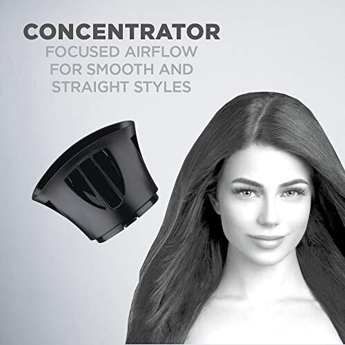 Conair 1875 Watt Turbo Hair Dryer, Blue/Black - 5