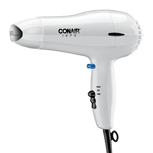 Conair 247W White Compact Hair Dryer - 1875W - Conair (1)