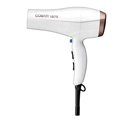 Conair Double Ceramic Hair Dryer | Blow Dryer with Ionic Conditioning | Includes Concentrator - 1