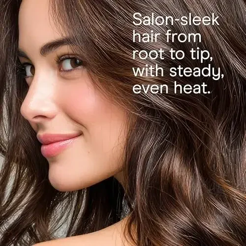 Conair Hair Dryer with Retractable Cord, 1875W Blow Dryer, 3 Heat Settings, 2 Speeds, Blow Dryer with Diffuser and Concentrator AttacModazoneents, Ionic + Tourmaline Technology, Pink - 5