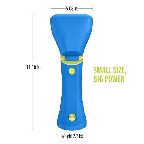 Conair Handheld Garment Steamer for Clothes - Power Steam: Small Size, Big Power - Great for Home, Office, or Travel with Dual Voltage for Worldwide Use, Blue - 7