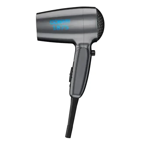Conair Travel Hair Dryer with Dual Voltage, 1875W Compact Hair Dryer with Folding Handle, Travel Blow Dryer - Modazone (1)