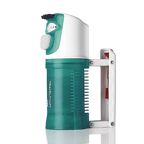 Conair Travel Steamer for Clothes, Mini Garment Steamer, Fabric Steamer in Green by Travel Smart - 1