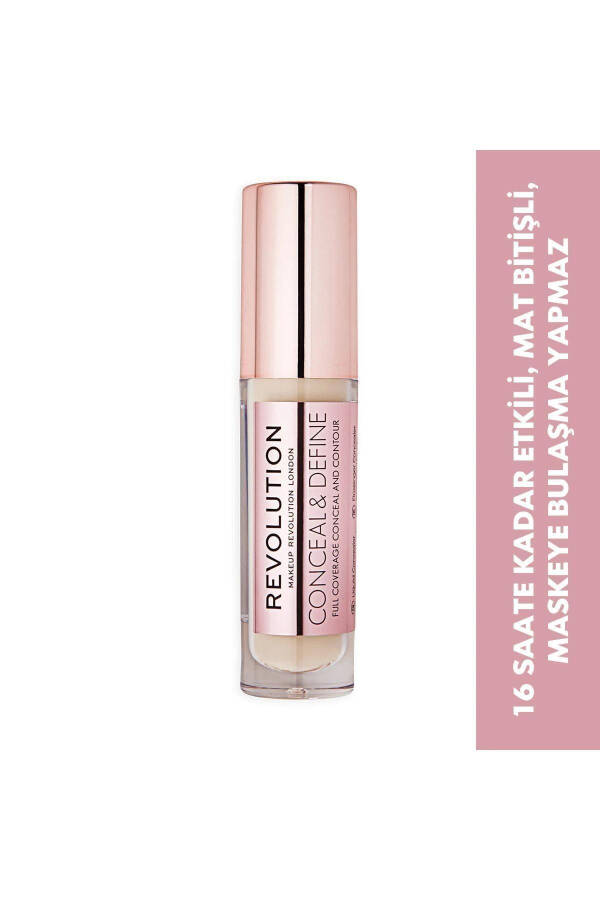 Conceal Define 16 Hour Long-Lasting Matte Finish Concealer No: C3 - 7