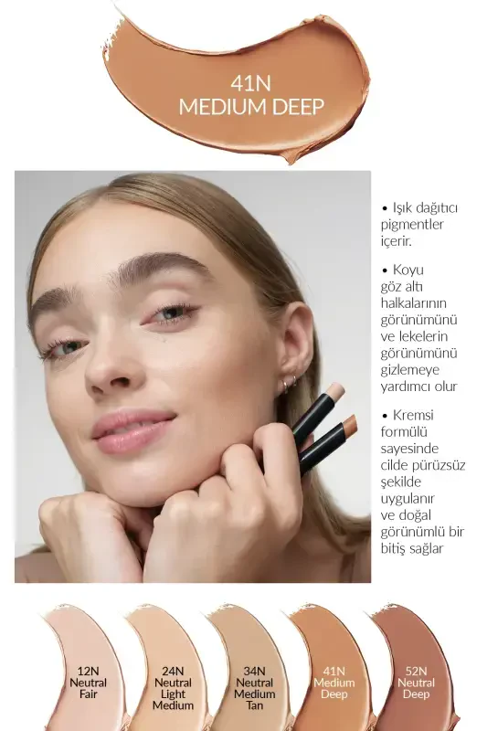 Concealer Stick Yopiqchi Medium Deep - 41n-Dark - 2