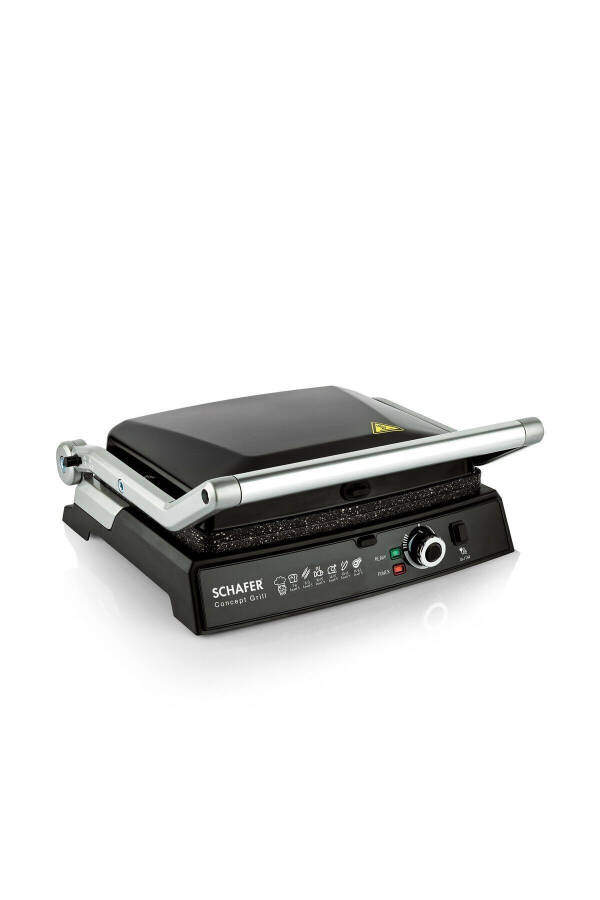 Concept Grill Electric Grill and Toaster, Black - 3