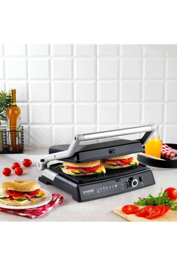 Concept Grill Elektrikli Grill va Toaster, Qora - 2