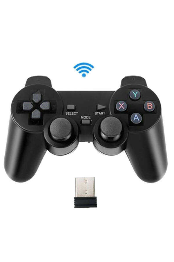 Concord 6'da 1 2.4G Wi-Fi kablosuz Android TV / PC uyumlu titreşimli USB joystick gamepad. - 4