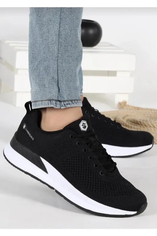 Connect 3fx Orthopedic Memory Foam Summer Unisex Sports Running Shoe - BLACK/WHITE BLACK/WHITE - 1