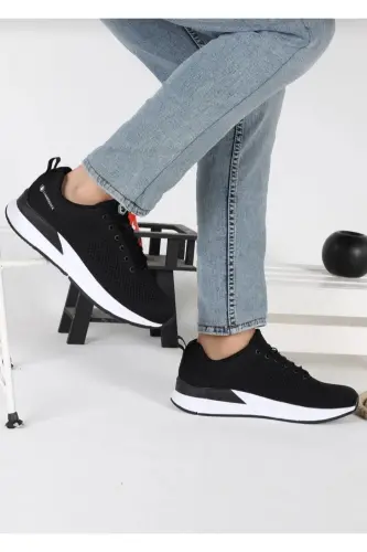 Connect 3fx Orthopedic Memory Foam Summer Unisex Sports Running Shoe - BLACK/WHITE BLACK/WHITE - 2