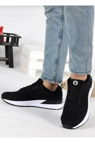 Connect 3fx Orthopedic Memory Foam Summer Unisex Sports Running Shoe - BLACK/WHITE BLACK/WHITE - 3