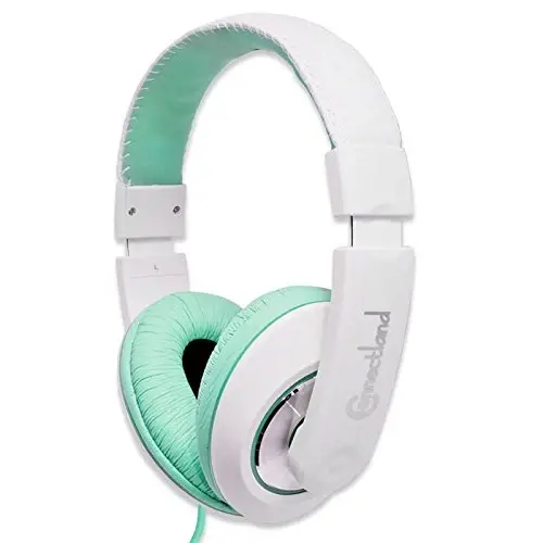 Connectland Stereo Wired Headphone & Microphone Lightweight 40mm Speaker Music Gaming Stylish Teal CL-AUD63035 - SYBA (1)