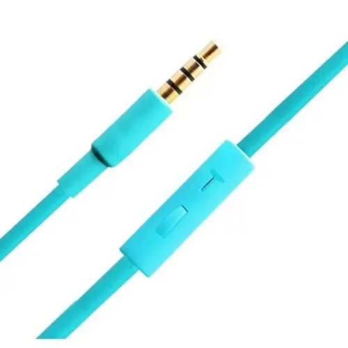 Connectland Stereo Wired Headphone & Microphone Lightweight 40mm Speaker Music Gaming Stylish Teal CL-AUD63035 - 3