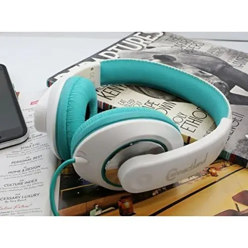 Connectland Stereo Wired Headphone & Microphone Lightweight 40mm Speaker Music Gaming Stylish Teal CL-AUD63035 - 5