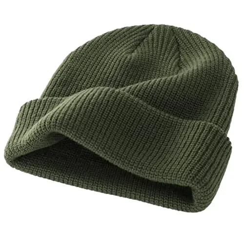 Connectyle Classic Double Layer Knit Beanie Hat Warm Thick Acrylic Winter Hats Daily Cuffed Beanies Watch Hat for Men Women - 5