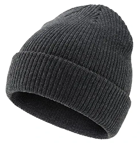 Connectyle Classic Double Layer Knit Beanie Hat Warm Thick Acrylic Winter Hats Daily Cuffed Beanies Watch Hat for Men Women - 2