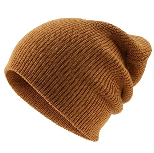 Connectyle Classic Double Layer Knit Beanie Hat Warm Thick Acrylic Winter Hats Daily Cuffed Beanies Watch Hat for Men Women - 3