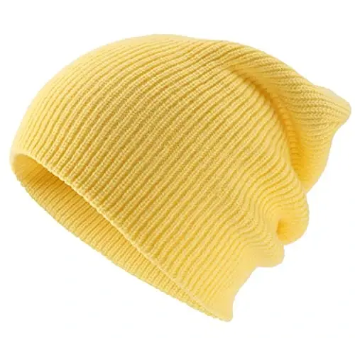 Connectyle Classic Double Layer Knit Beanie Hat Warm Thick Acrylic Winter Hats Daily Cuffed Beanies Watch Hat for Men Women - 3