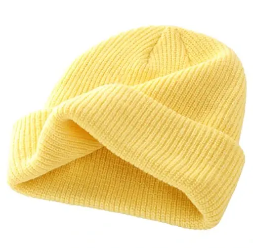 Connectyle Classic Double Layer Knit Beanie Hat Warm Thick Acrylic Winter Hats Daily Cuffed Beanies Watch Hat for Men Women - 5