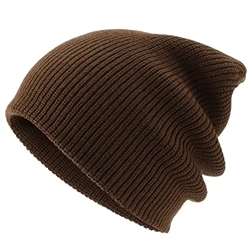 Connectyle Classic Double Layer Knit Beanie Hat Warm Thick Acrylic Winter Hats Daily Cuffed Beanies Watch Hat for Men Women - 3