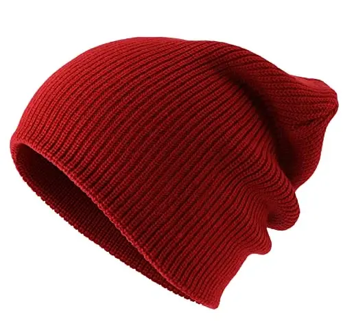 Connectyle Classic Double Layer Knit Beanie Hat Warm Thick Acrylic Winter Hats Daily Cuffed Beanies Watch Hat for Men Women - 3
