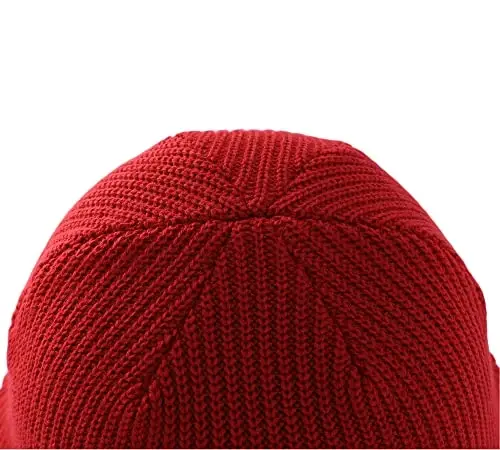 Connectyle Classic Double Layer Knit Beanie Hat Warm Thick Acrylic Winter Hats Daily Cuffed Beanies Watch Hat for Men Women - 5