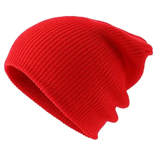 Connectyle Classic Double Layer Knit Beanie Hat Warm Thick Acrylic Winter Hats Daily Cuffed Beanies Watch Hat for Men Women - 5