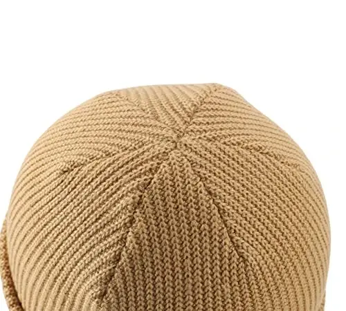 Connectyle Classic Double Layer Knit Beanie Hat Warm Thick Acrylic Winter Hats Daily Cuffed Beanies Watch Hat for Men Women - 4