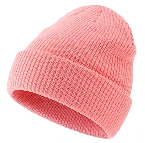 Connectyle Classic Double Layer Knit Beanie Hat Warm Thick Acrylic Winter Hats Daily Cuffed Beanies Watch Hat for Men Women - 2