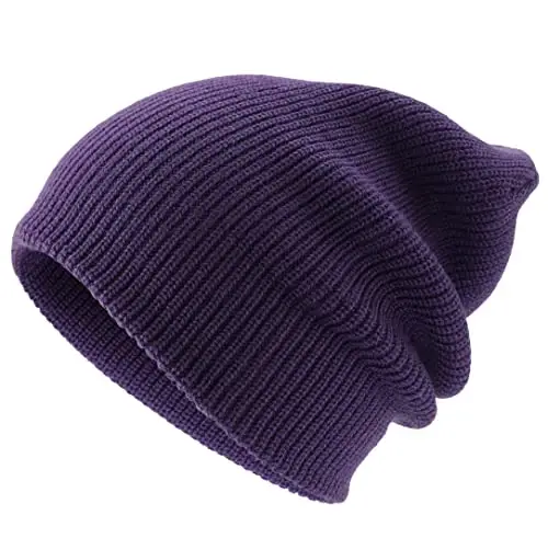 Connectyle Classic Double Layer Knit Beanie Hat Warm Thick Acrylic Winter Hats Daily Cuffed Beanies Watch Hat for Men Women - 3