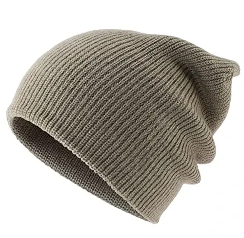 Connectyle Classic Double Layer Knit Beanie Hat Warm Thick Acrylic Winter Hats Daily Cuffed Beanies Watch Hat for Men Women - 3