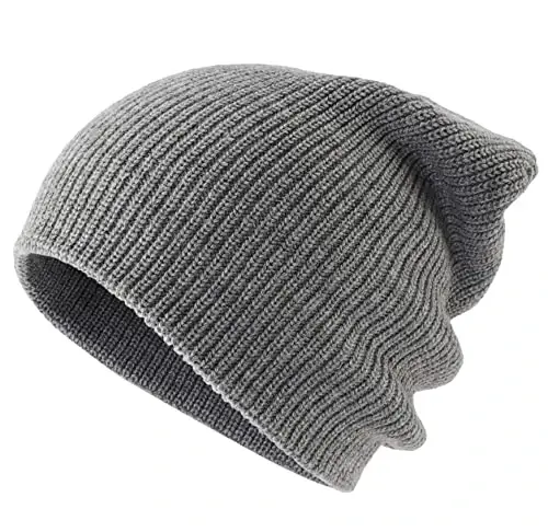 Connectyle Classic Double Layer Knit Beanie Hat Warm Thick Acrylic Winter Hats Daily Cuffed Beanies Watch Hat for Men Women - 3