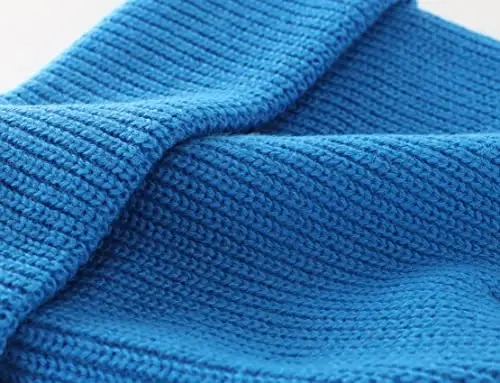 Connectyle Classic ikki qavatli trikotaj shapka Issiq qalin akril qishki shapkalar Kundalik manjetli shapkalar Erkaklar va ayollar uchun soat shapka - 6