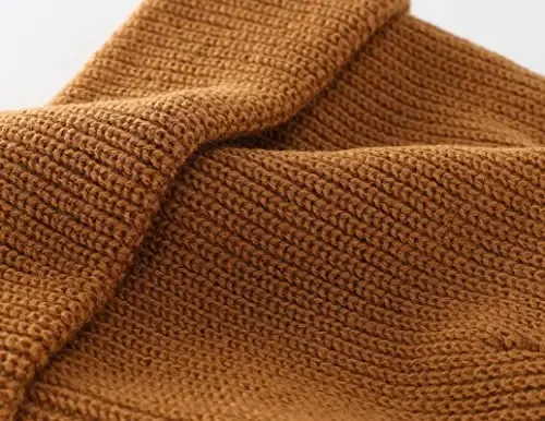 Connectyle Classic Ikki Qavatli Trikotaj Shlyapa Issiq Qalin Akril Qishki Shlyapalar Kundalik Manjetli Beanies Erkaklar Ayollar uchun Soat Shlyapa - 6