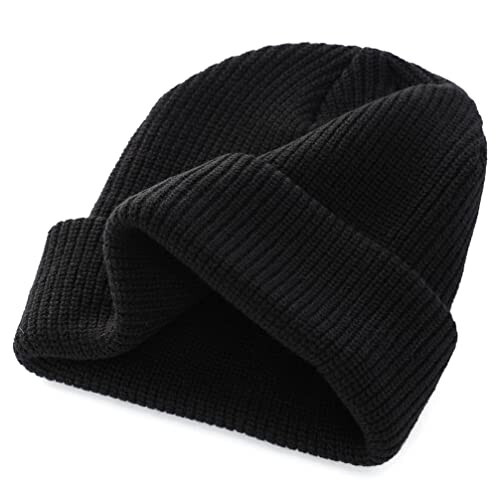 Connectyle Classic Men's Warm Winter Hats Acrylic Knit Cuffed Beanie Cap Daily Beanies Watch Hat - 4